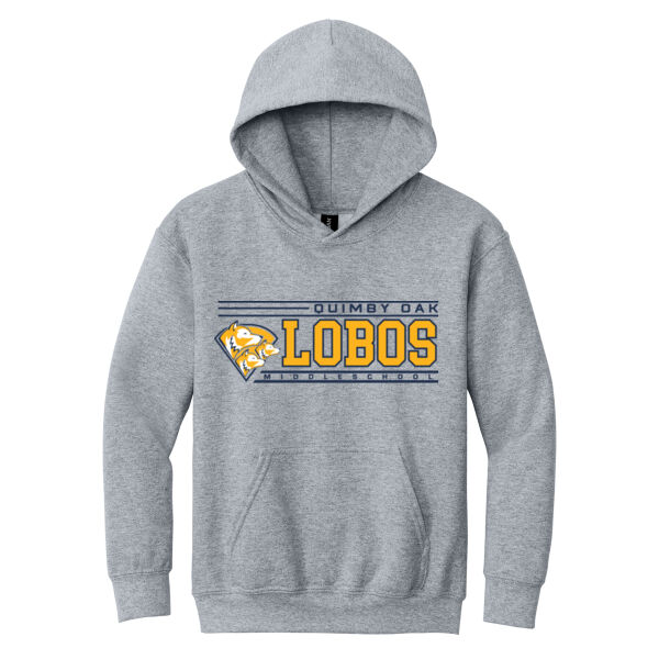 Quimby Athletics Youth Heavy Blend Hooded Sweatshirt Thumbnail